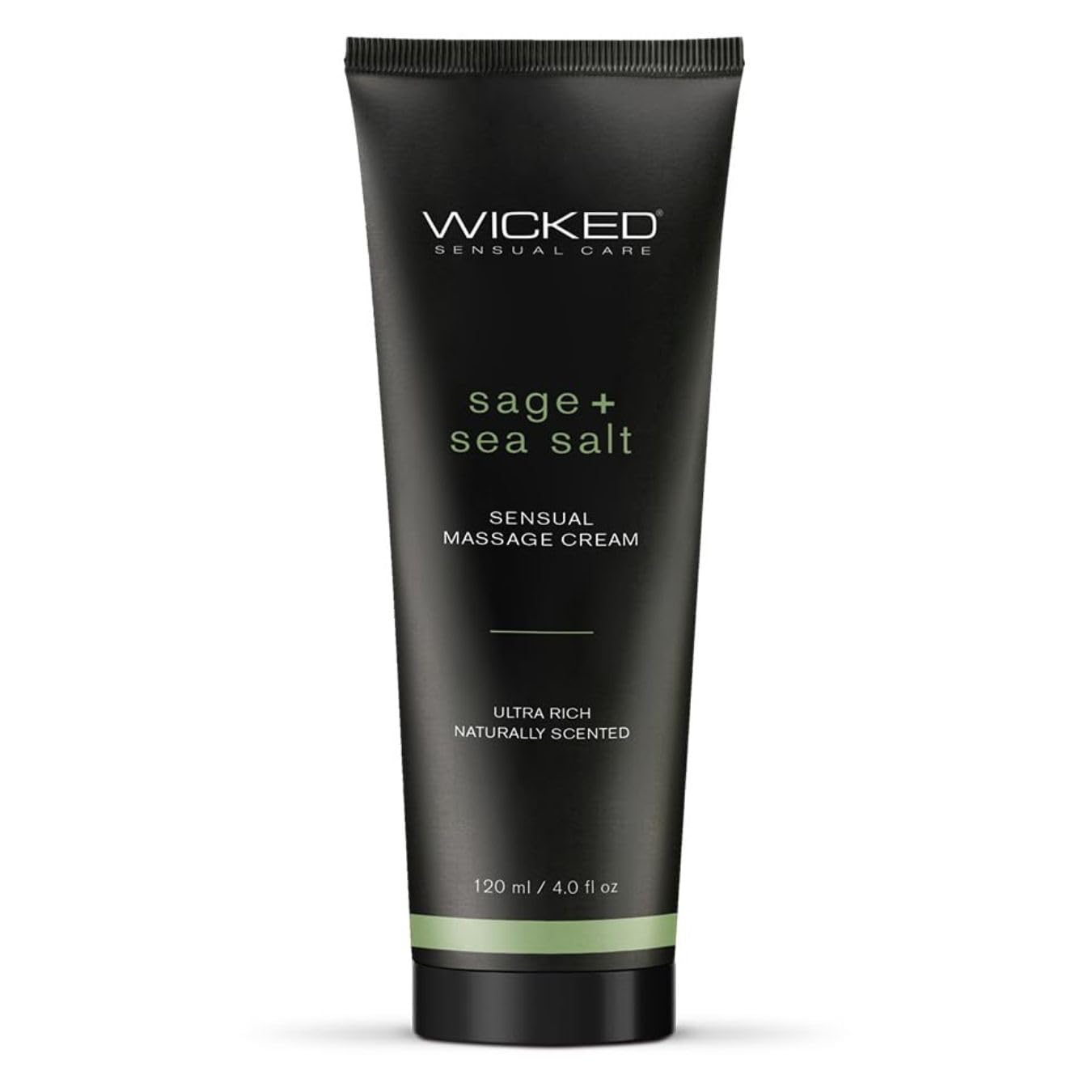 Wicked Sensual Care Massage Cream 120 ml Sage and Seasalt Scented Transparent