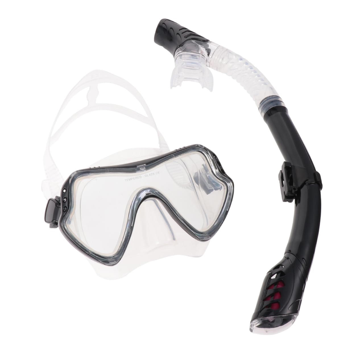 KOMBIUDA Snorkeling Mask Breathing Tube Snorkeling Suit for Men Women Comfortable and Easy to Detach Buckle