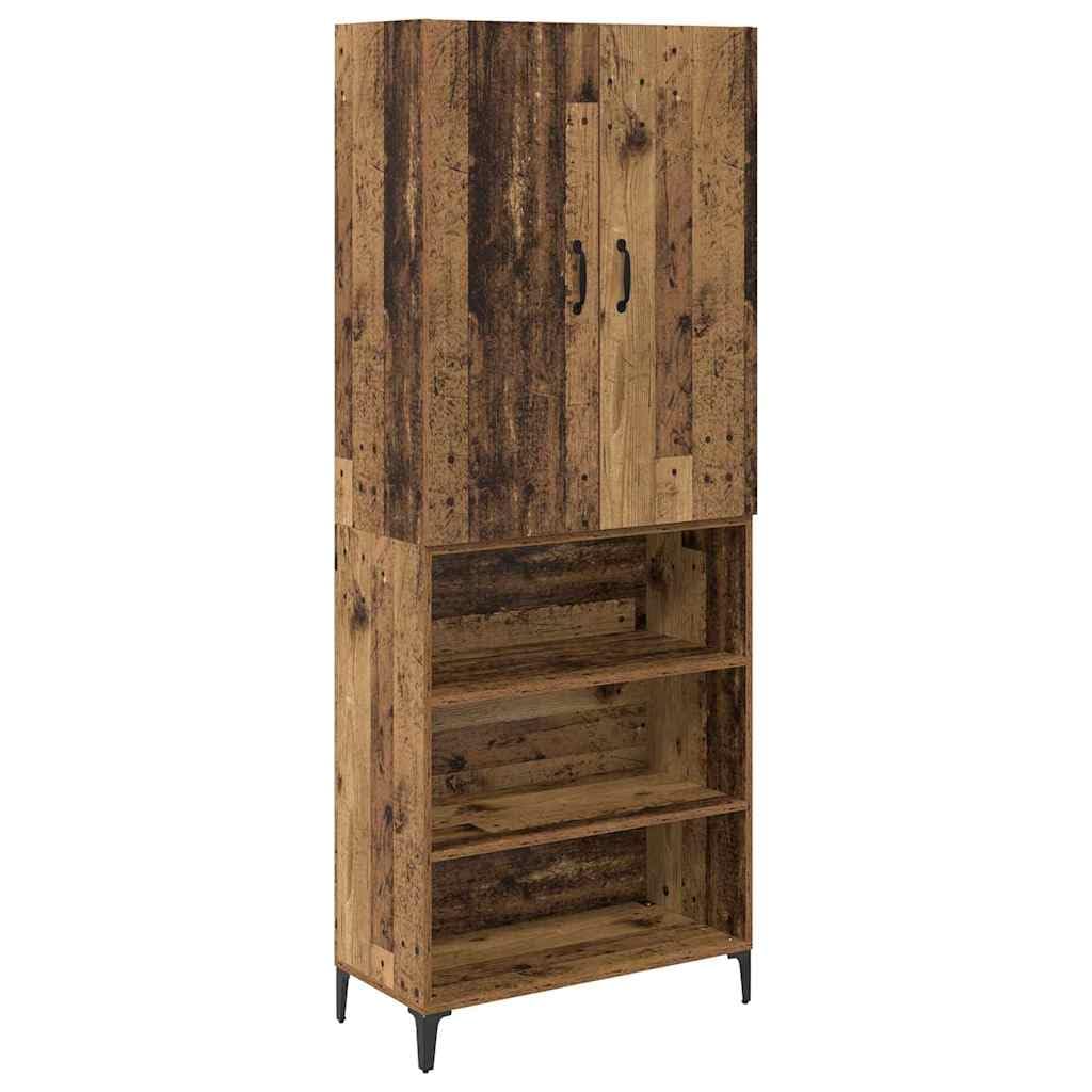 Highboard Madera 180 cm, Armario Alto 69,5 x 34 cm