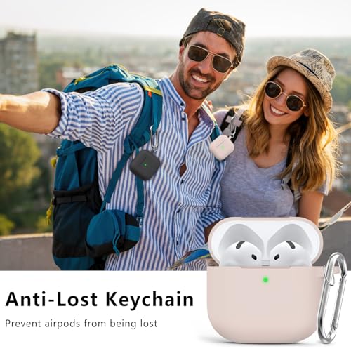 Image of Ljusmicker for AirPods 4 Case 2024 with Cleaner Kit,Milk Tea