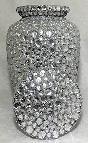 Today'S A Gift CUMA4685 Diamond Sprinkled : Human Ashes Cremation Urn | Crystal Studded Medium Urn thumb #3