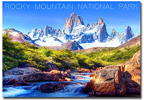 Imán Decorativo Park Snow 2.5 x 3.5 pulgadas miniatura 1