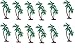Palm Trees with Coconuts Cake/Cupcake Toppers - 12 pcs by A1 bakery supplies