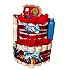 Luiertaart magie – brandweer luiertaart neutraal voor jongens en meisjes babygeschenk babyshower doop geboorte souvenir
