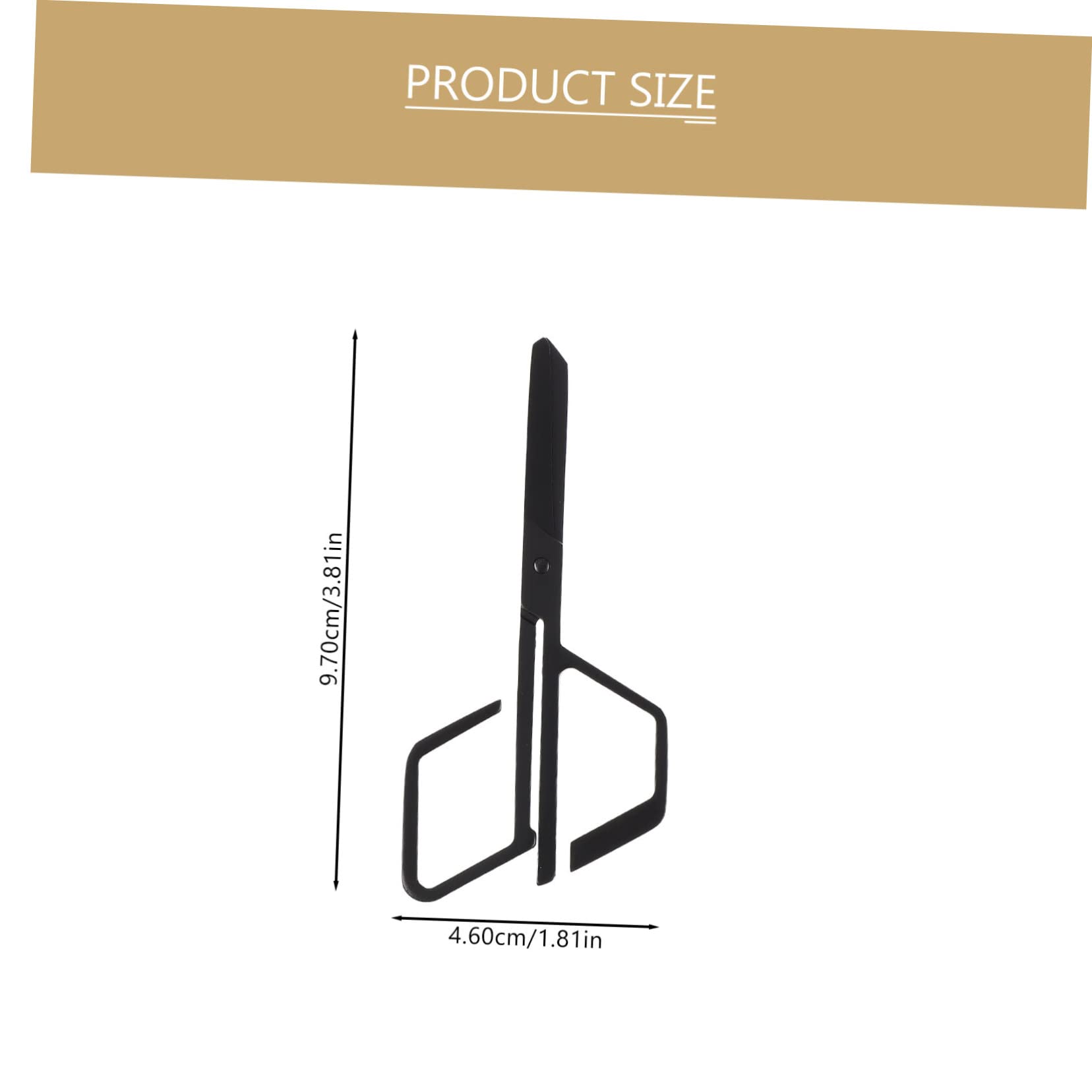 HONMEET Convenient Nose Hair Scissors Precision Eyebrow Trimmer Stainless Steel Safety Scissors for Grooming