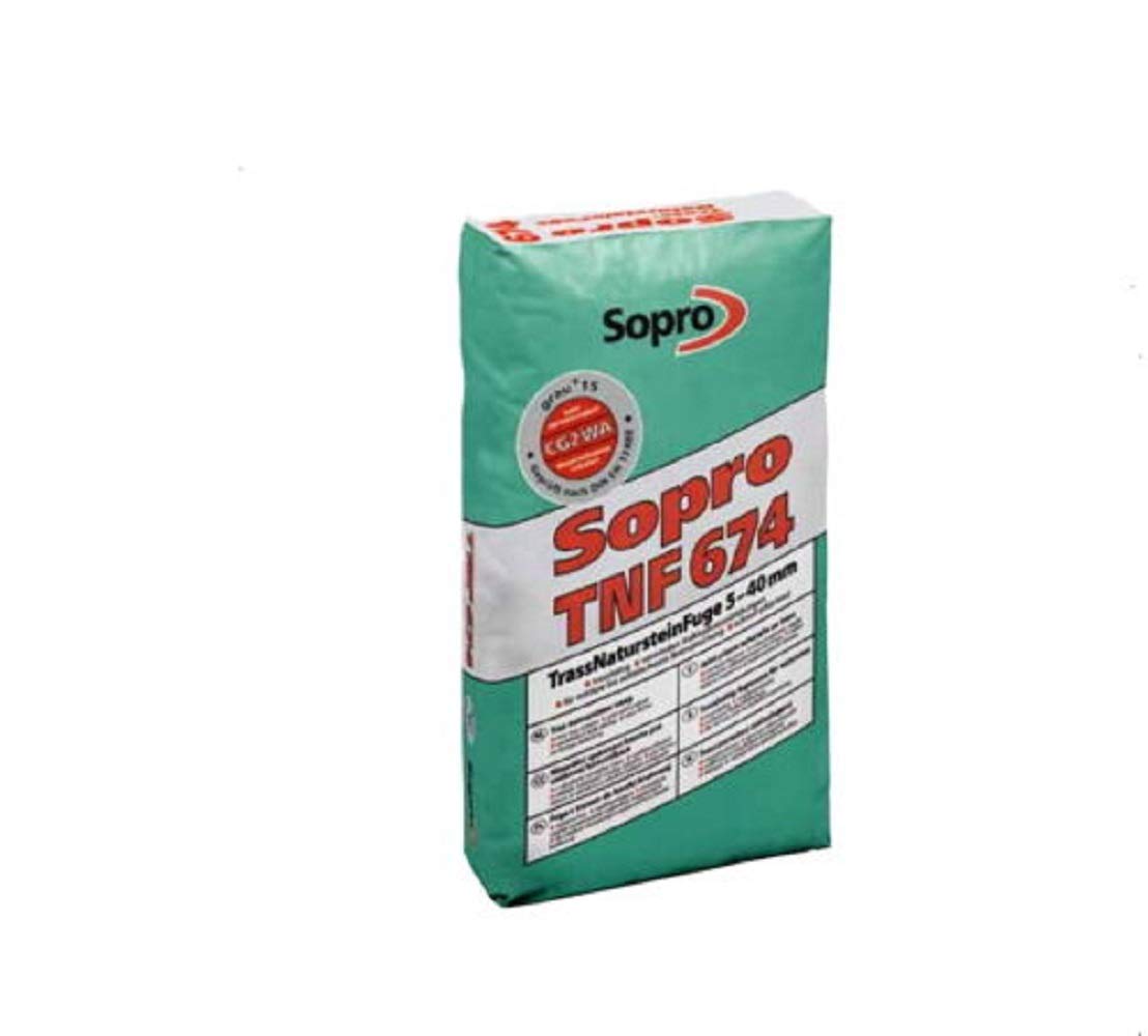 TrassNatursteinFuge TNF grau 15 Sack 25 KG