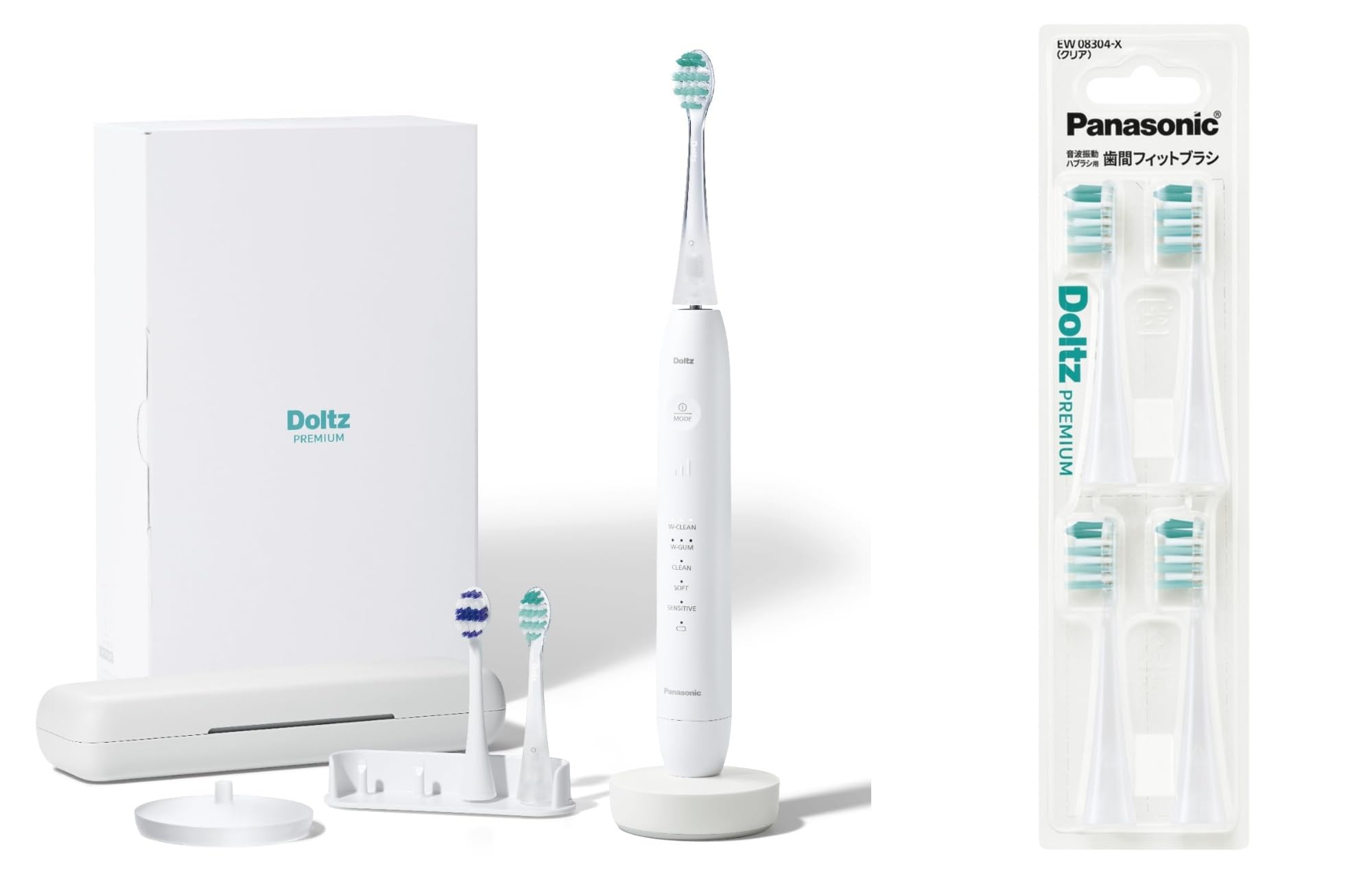 Amazon.co.jp: パナソニック 電動歯ブラシ ドルツ EW-DP58-W +