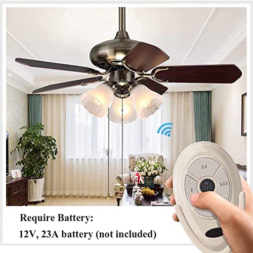 Image of 35T Ceiling Fan Remote Control Replacement for Allen Roth Harbor Breeze FAN35T1 L3HFAN35T1 FAN-35T FAN-11T L3HFAN35T 2AAZPFAN53T 2AAZPFAN-53T L3HFAN11T1 L3HFAN11T2,303.9MHz (Just Remote)