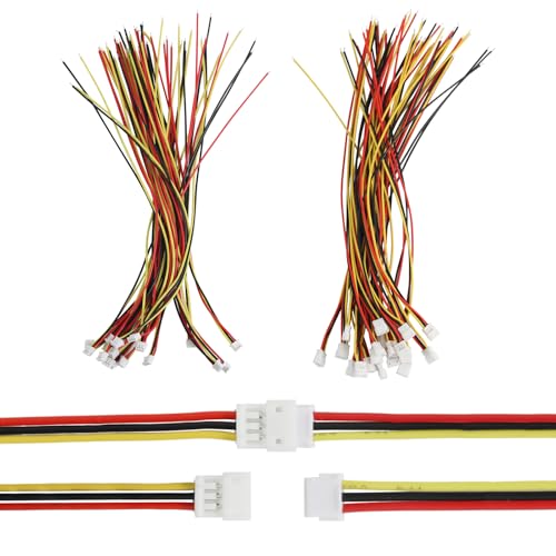 20 pares conector eléctrico micro ZH1.5mm 3 pines miniatura 1