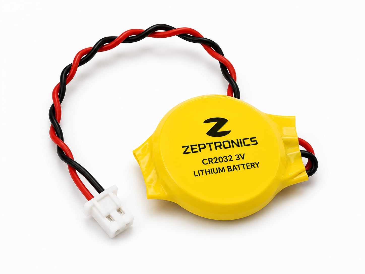 Cmos CR2032 3V Lithium Battery with Wire Connector | CMOS/RTC Backup, Twisted Wire Lead, 2-Pin Connector, Coin Cell Type, PC Motherboard Use-picture-32