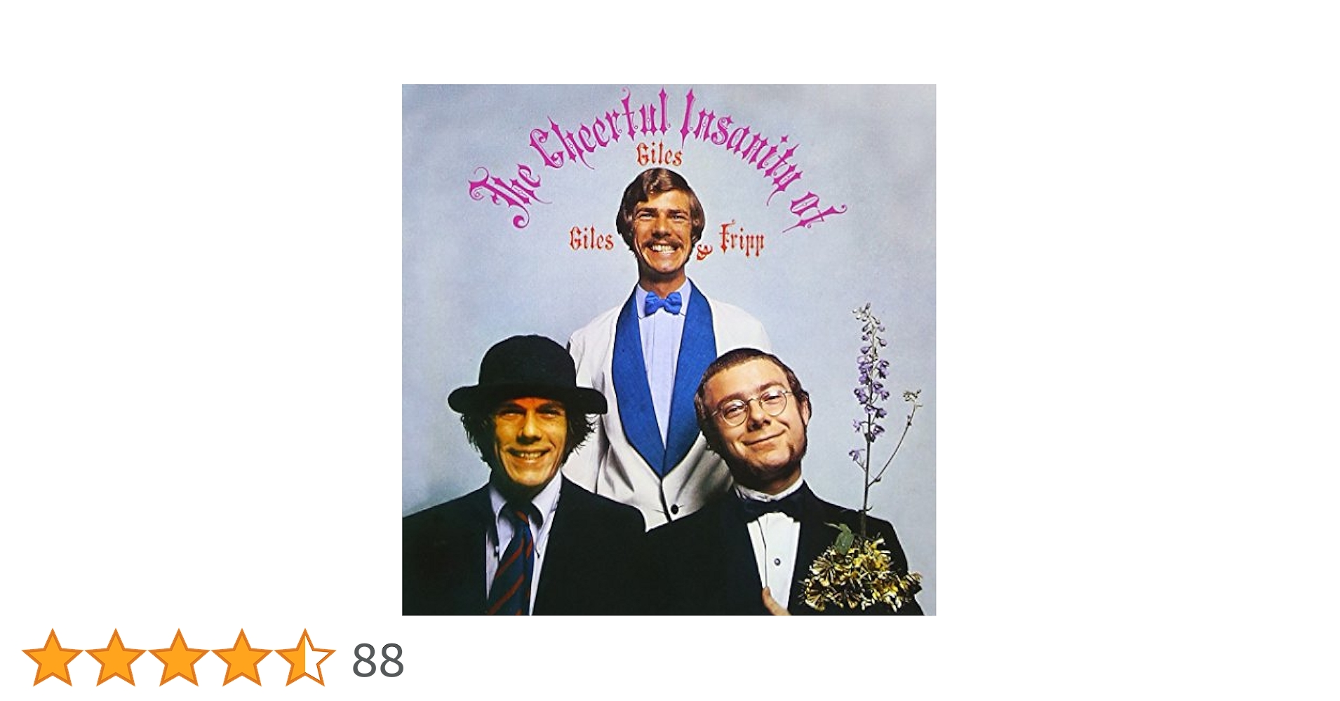 LP Giles, Giles &amp; Fripp Cheerful Insanity Of Giles, Giles &amp; Fripp SL287PROMO DERAM プロモ /00260 Giles, Giles & Fripp The Cheerful Insanity Of Giles,~ Deram