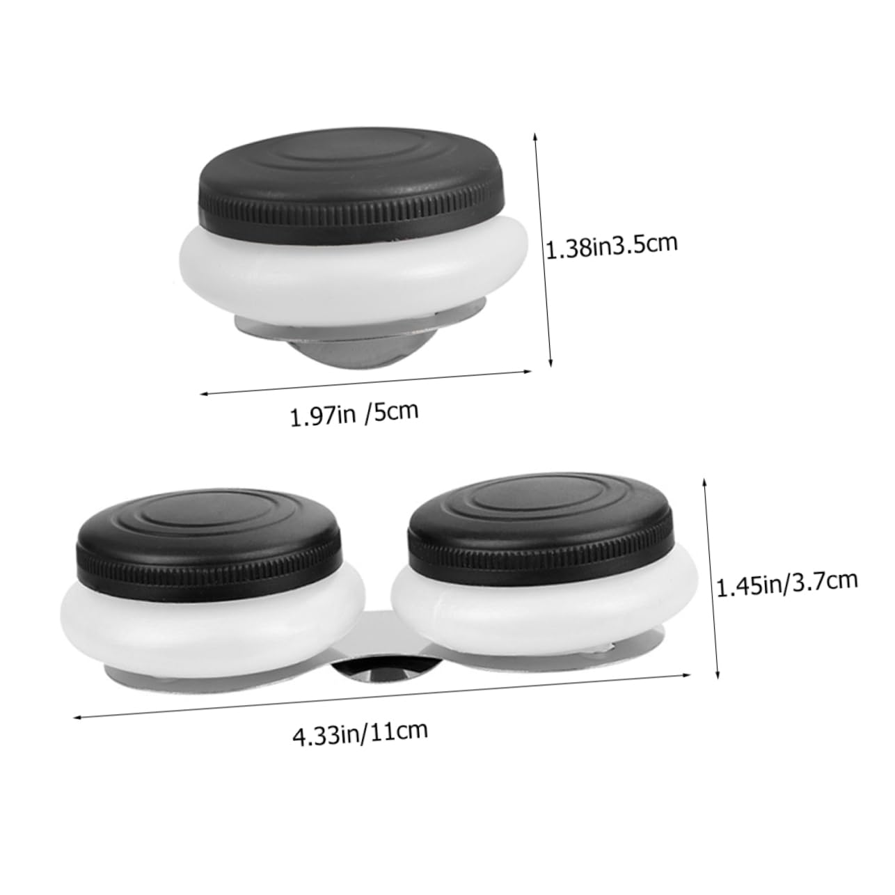 Gogogmee Clip Brush Cup Oil Painting Palette Cup Set Stainless Steel Palette for Watercolor Paint