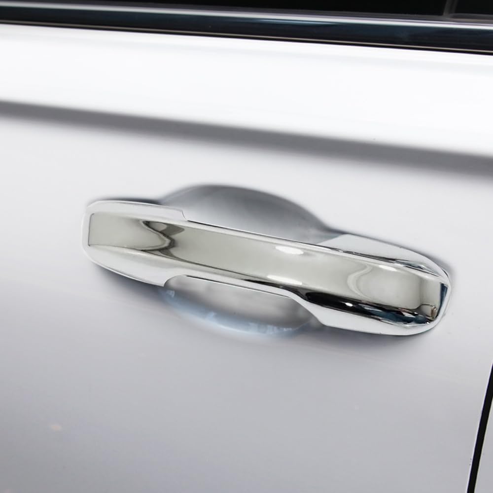 Car Accessories Exterior Door Handle Cover Trim Without Smart Holes Compatible with Honda CR-V CRV 2023 2024 2025 2026 (Chrome) 4PCS ABS