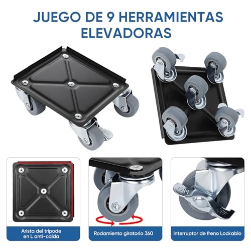 Catálogo de Ruedas para refrigerador comprados en linea. 3 ruedas para refrigerador marca RAMSPIT (3)