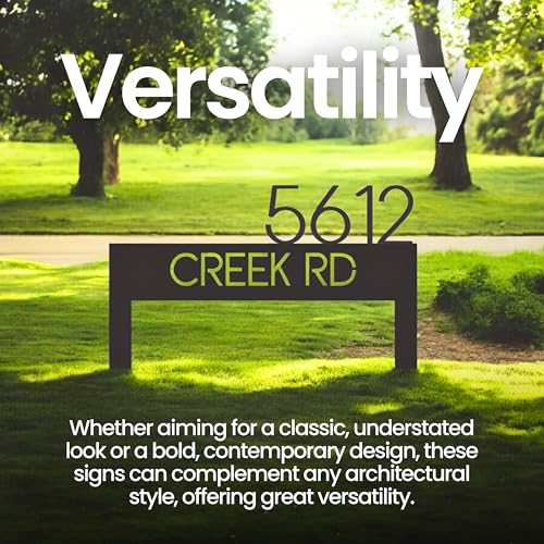 American Sign Letters Personalized Metal House Number Yard Sign thumb #5