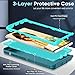 LeYi Compatible for Samsung Galaxy Note 10 Plus Case: Heavy Duty 3 in 1 Note 10 Plus Phone Case, Military Grade Shockproof Phone Case Cover for Samsung Note 10 Plus, Teal