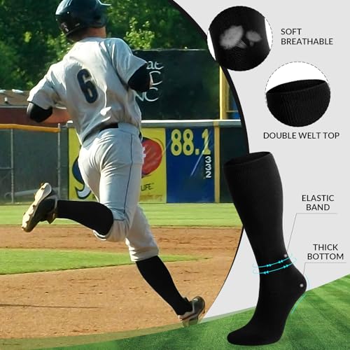 JASGOOD Baseball Socks,Belt and Baseball Combo Set for Toddler/Youth,Softball Set 2 Socks 1 Belt and Baseball for Boys Girls3