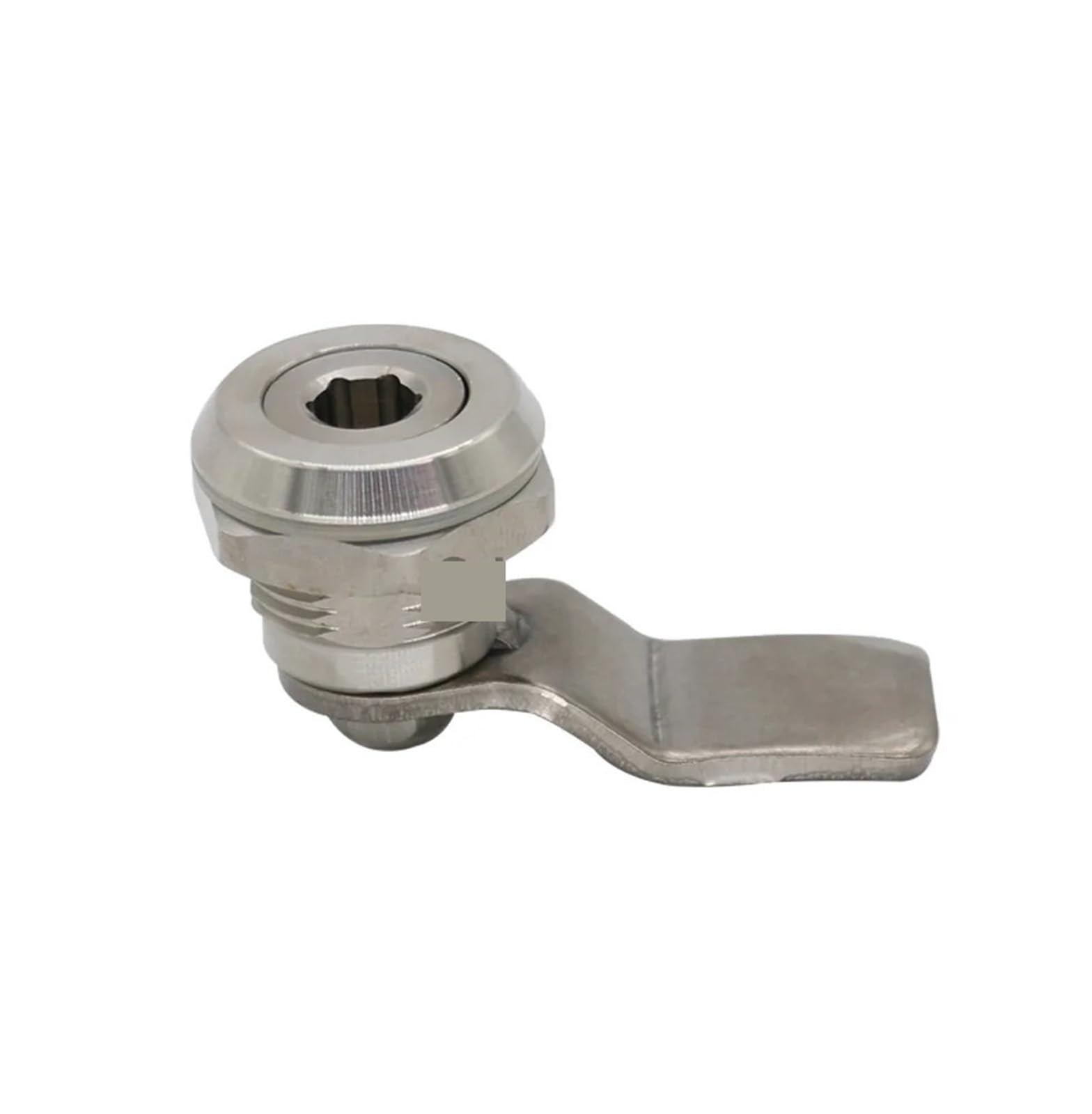 Cerradura hexagonal MS705 con lengüeta giratoria for puerta de armario de distribución cilíndrica de acero inoxidable 304 (1 unidad)