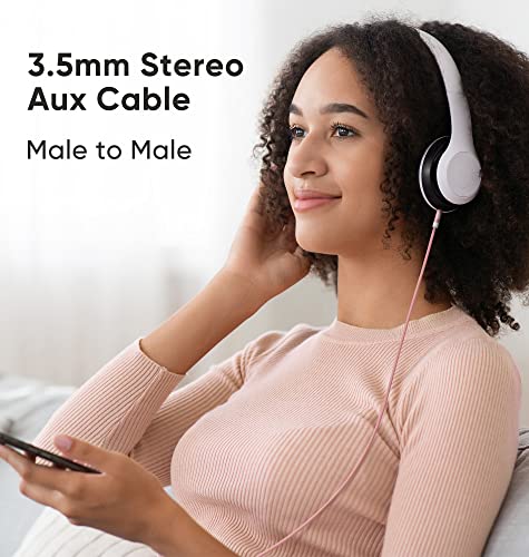 Image of CableCreation 3.5mm Aux Cord [2-Pack], Premium 3.5mm Auxiliary Audio Cable [6ft /1.8m] Aux Cable Compatible with Headphones, iPhones, iPads, Home /Car Stereos and More