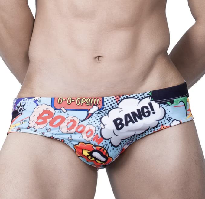 Men's Big Bang Enhancing Low Rise Swim Briefs, Front Removable Pad and Push-Up Cup4