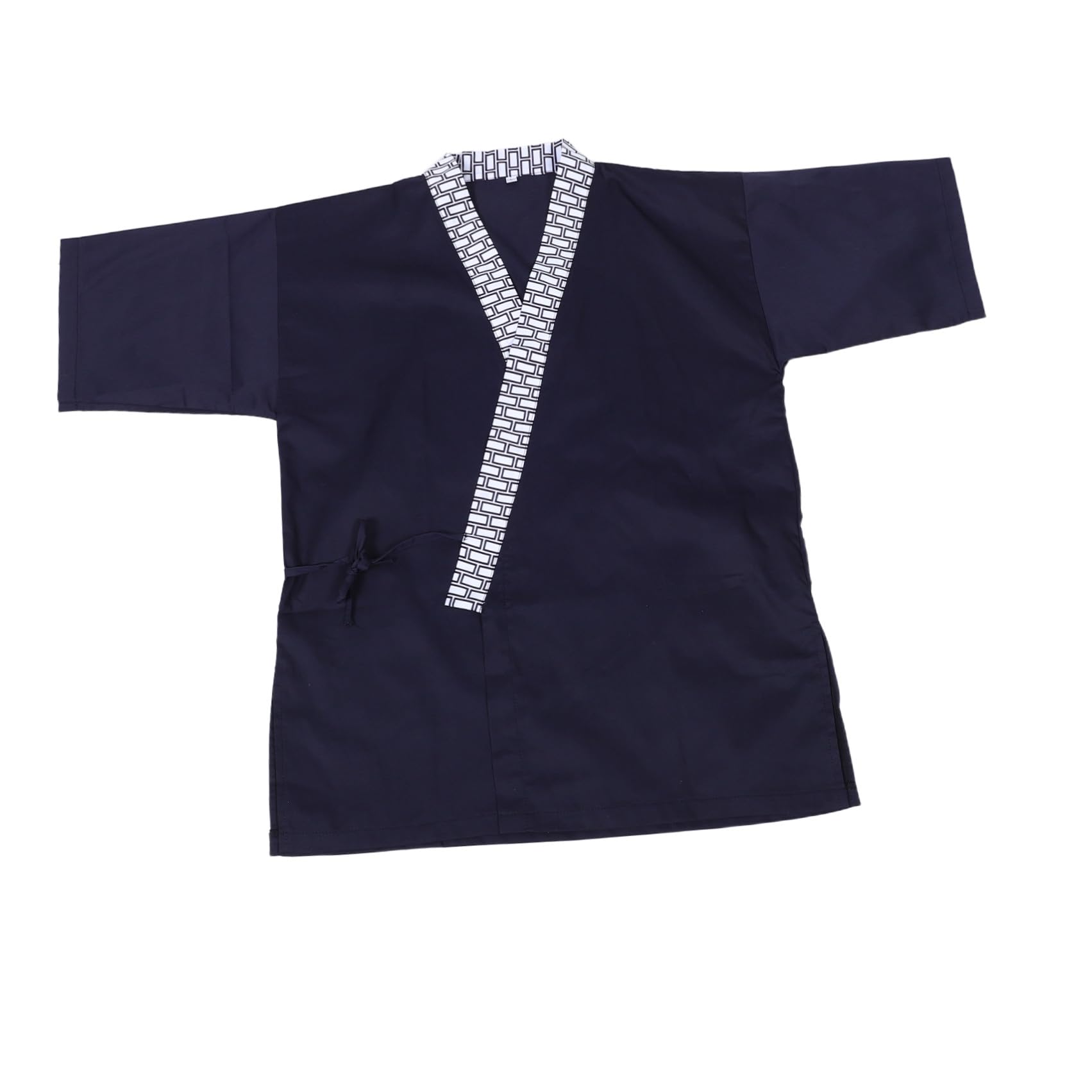 ibasenice Chaqueta Kimono Japonesa de Chef Sushi Unisex, Talla Grande L, Color Azul 425, Ropa de Trabajo para Cocina y Restaurante, Abrigo Tradicional para Hombre y Mujer, Uniforme Japonés