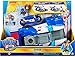 PAW Patrol Chase's 2 en 1 Transforming Movie City Cruiser Coche de Juguete con Motocicleta, Luces y Sonidos y Figura de acción Coleccionable, Juguetes para niños para niños de 3 años en adelante