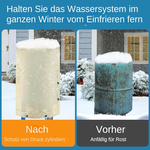 Housse de réservoir sous pression imperméable et résistante au gel