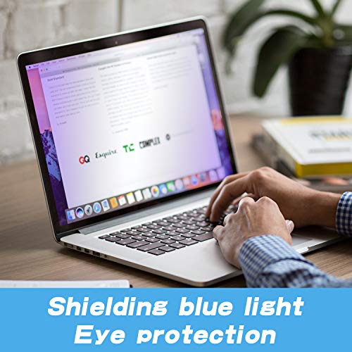 13.3''W Inch Anti Blue Light Screen Protector for Widescreen Laptop - Upgrade Laptop Screen Protector Filter Out Blue Light Relief with Aspect Ratio 16:9 - Reduce Eye Fatigue Strain (2 Pack)