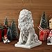Suzile 11.4 in Resin Lion Statues Garden Resin Handicraft Lion Animal Statues Yard Indoor Figurine Gift for Home Garden Inside Patio Decor