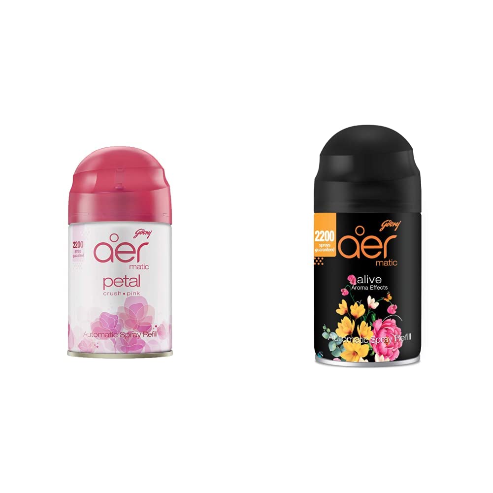 See full amazon price history chart for Godrej aer matic, Automatic Air Freshener Refill Pack - Petal Crush Pink (225 ml)& Refill, Premium Fragrance - Alive (2200 sprays) Godrej aer matic, Automatic Air Freshener Refill Pack - Petal Crush Pink (225 ml)& Refill, Premium Fragrance - Alive (2200 sprays) (B089FKK616) Amazon Price History, Amazon Price Tracker