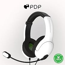PDP Gaming LVL40 Wired Stereo Gaming Headset: White - Xbox Series X|S, Xbox One, Xbox, 049-015-NA-WH - Xbox Series X