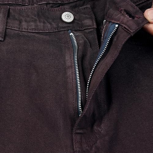 Image of Men's Straight Fit Stylish Non Stretch Mid Rise Pure Cotton Crafted with Premium Fabric Relaxed Jeans Available in Variety of Colour