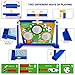 Electric Moving Football Goal Net Set, Football Target Toss with Footballs and Pump,Interactive Training Game Toys for Indoor Outdoor Sports Ball Game, Gift for Boy Girl 3 4 5 6 7 Year