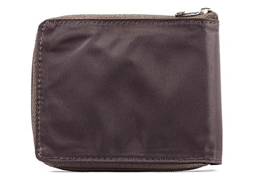 Image of Big Skinny Men's Zippered Bi-Fold Slim Wallet, Holds Up to 25 Cards