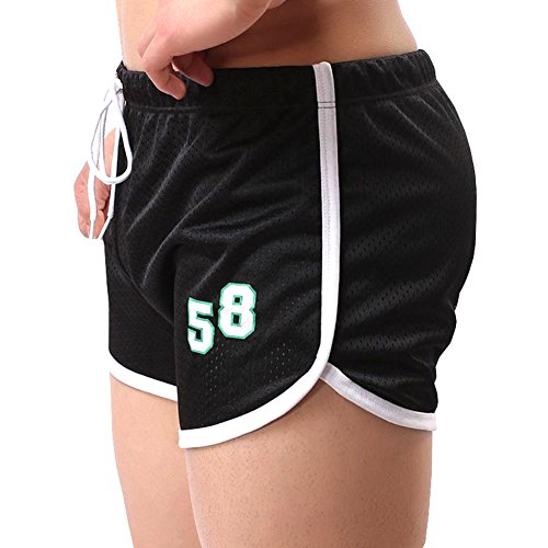 Image of Ouber Men's Fitted Shorts Bodybuilding Workout Gym Running Tight Lifting Shorts