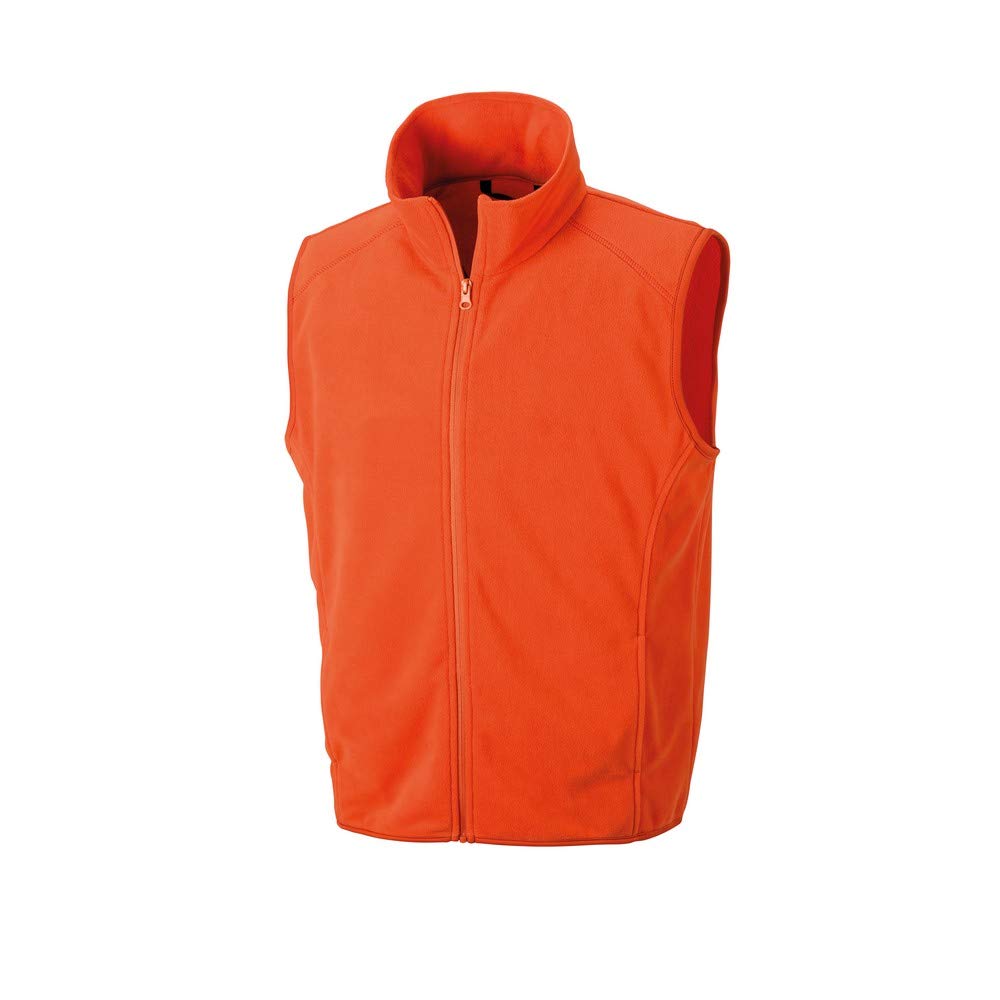 Result Core Unisex Adult Microfleece Gilet (3XL) (Orange)