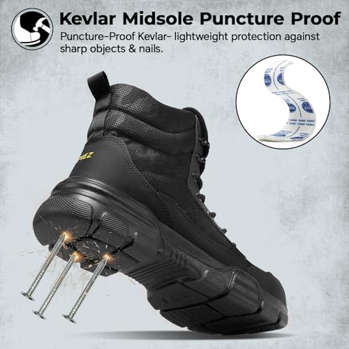 Chaussures de sécurité homme SB PL légères et souples avec fermeture éclair latérale - 3