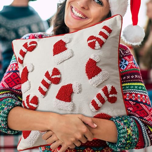 Housses de coussin de Noël pour protéger vos oreillers et décorer le canapé - 4