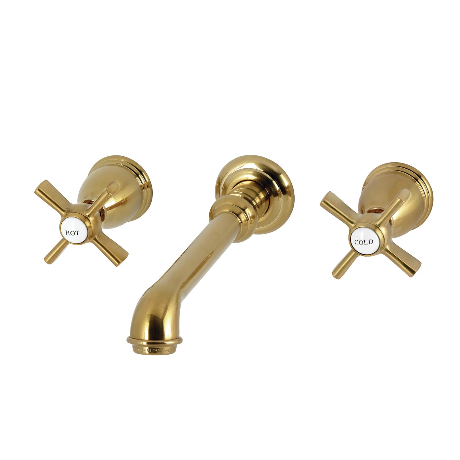 Robinet de salle de bain Kingston Brass KS7127ZX en laiton brossé
