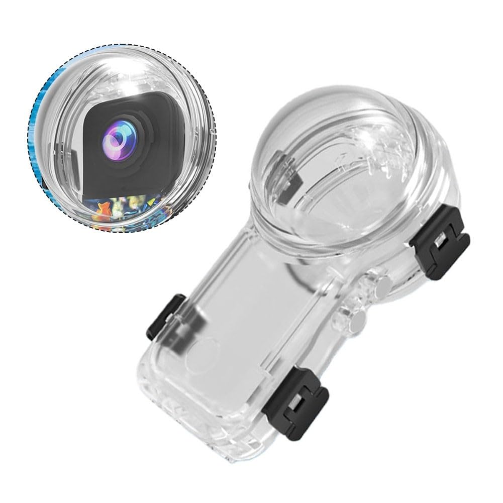 Funda impermeable 50M para Insta360 X4 con lente PMMA AR, liberación rápida magnética, carcasa de buceo antivaho, carcasa de policarbonato transparente para fotografía subacuática