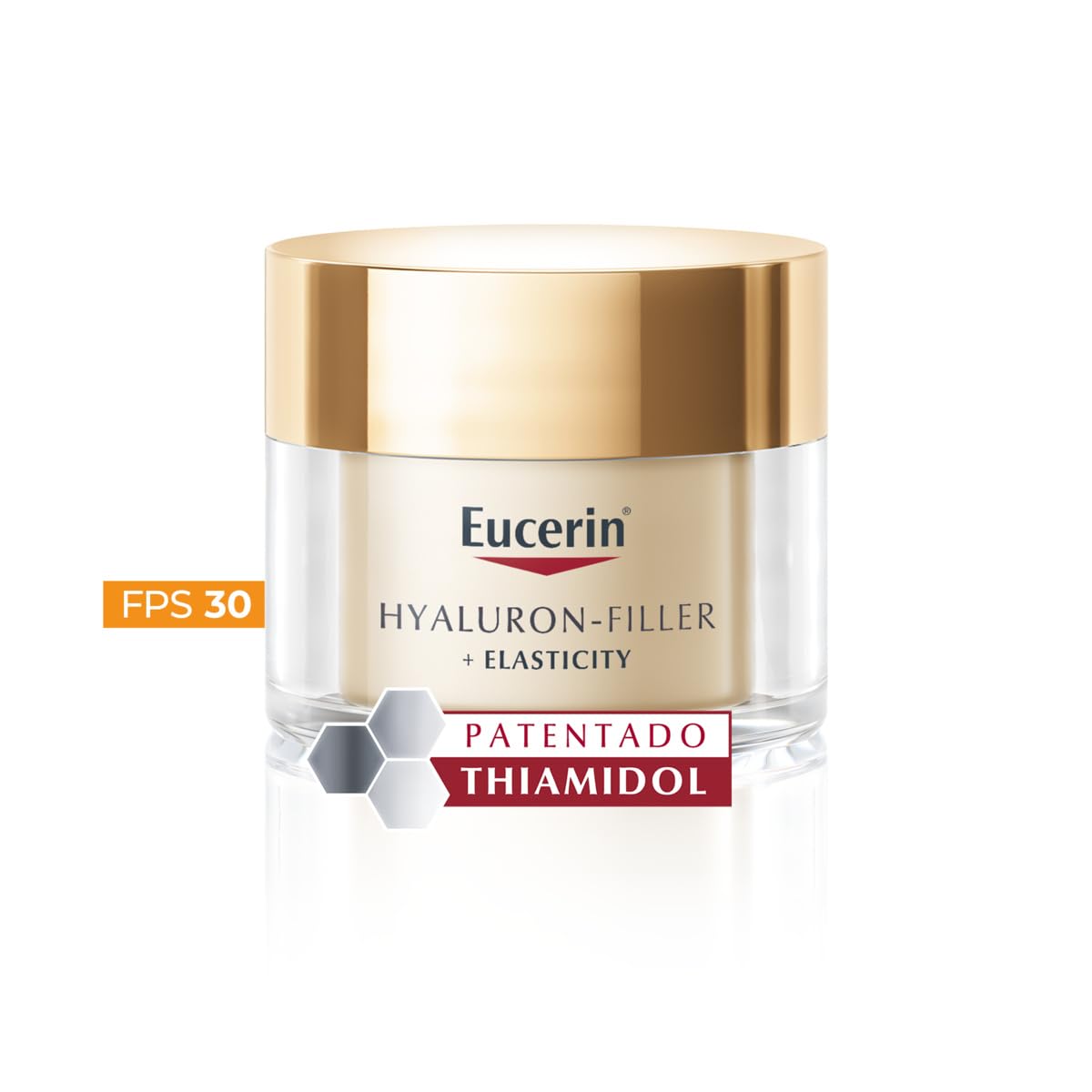 Eucerin Hyaluron-Filler + Elasticity Crema de Día FPS 30 (50 ml), crema antiedad y antiarrugas, fórmula con Thiamidol, Collagen Elastin Complex y Ácido Hialurónico, para todo tipo de pieles