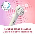 Brusheez Kids’ Electric Toothbrush Set - Safe & Effective for Ages 3+ - Parent Tested & Approved with Gentle Bristles, 2 Brush Heads, Rinse Cup, 2-Minute Timer, & Storage Base (Sparkle The Unicorn) - Image 4