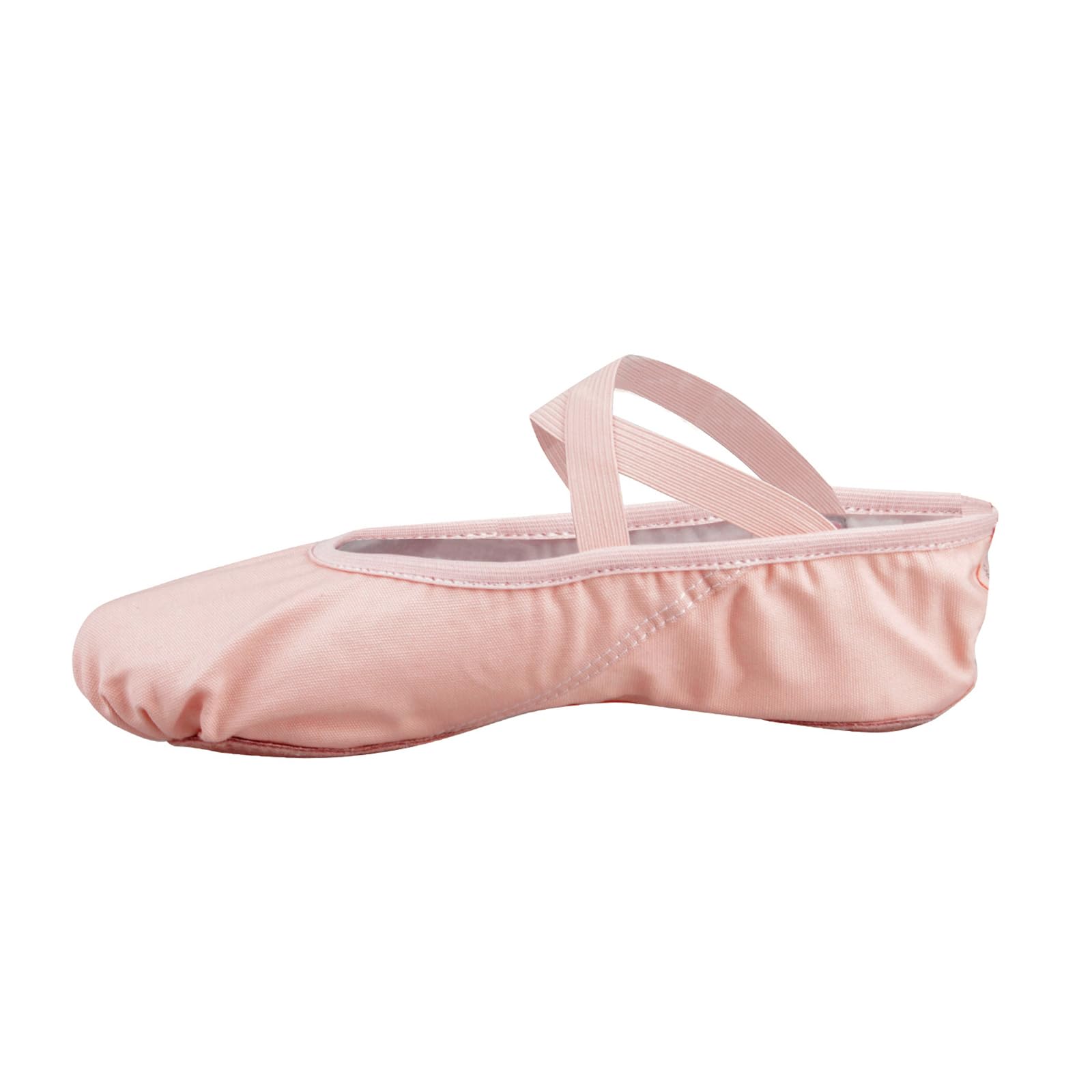 Bezioner Ballet Slippers Canvas Ballet Dance Shoes Women in Pink Black Split Sole