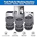 Washing Machine Anti Vibration Support Pads, Shock and Noise Cancelling Adjustable Washer Feet Antivibration Stabilizer, Washer & Dryer Pedestals Universal Refrigerator Bed Stacking Kit (4PCS)