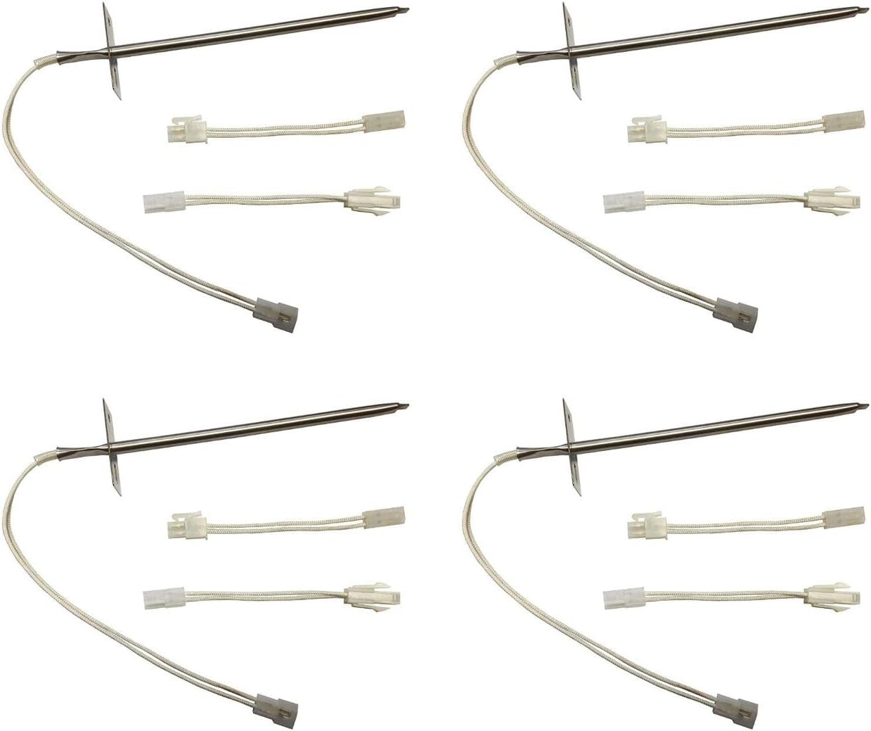 Replacement Part for 12001656 Oven Temperature Sensor Replaces With 704657, 71003083, 74003390 4-PACK Durable Repair Component for Home Equipment Appliance Repair Universal Long-Lasting Performance