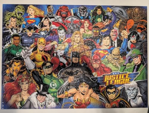 Puzzle de 1000 piezas DC Comics Challenge Ravensburger, ideal para tardes de relax en casa 4