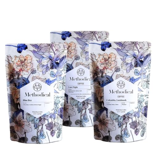 Bean Box Sampler - Roasted by Methodical Roasting, 3-Pack, Whole