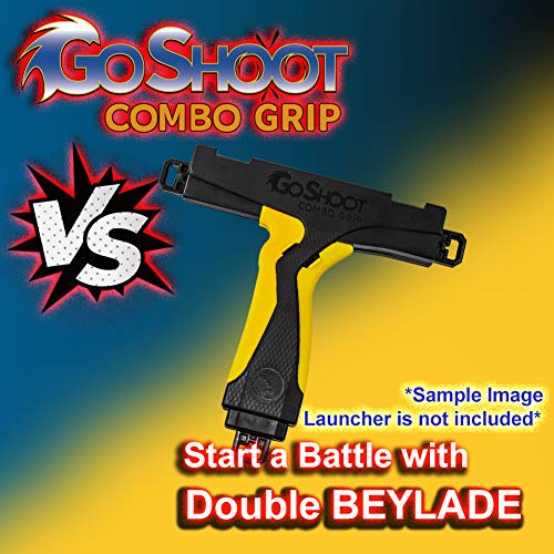 Brook Duo Handle, GoShoot Battle Dual Combo Grip Attack Handle–Yellow