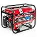 Stromgenerator mit Benzin | Stromerzeuger Notstromaggregat leise | 5 Steckdosen 3x 230V / 1x 400V / 1x 12 V | 7 PS (6 kW Anschlussleistung((2 Steckdosen (3000W BS3500)))