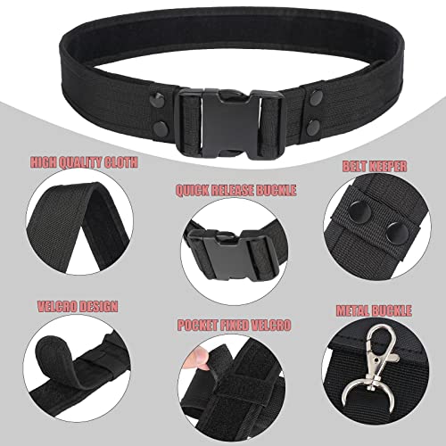 Kyrio Modular Equipment System Taktischer Hüftgurt mit Beuteln Taktischer Dienstgürtel mit Komponenten Holster für die Sicherheitsjagd von Strafverfolgungsbehörden